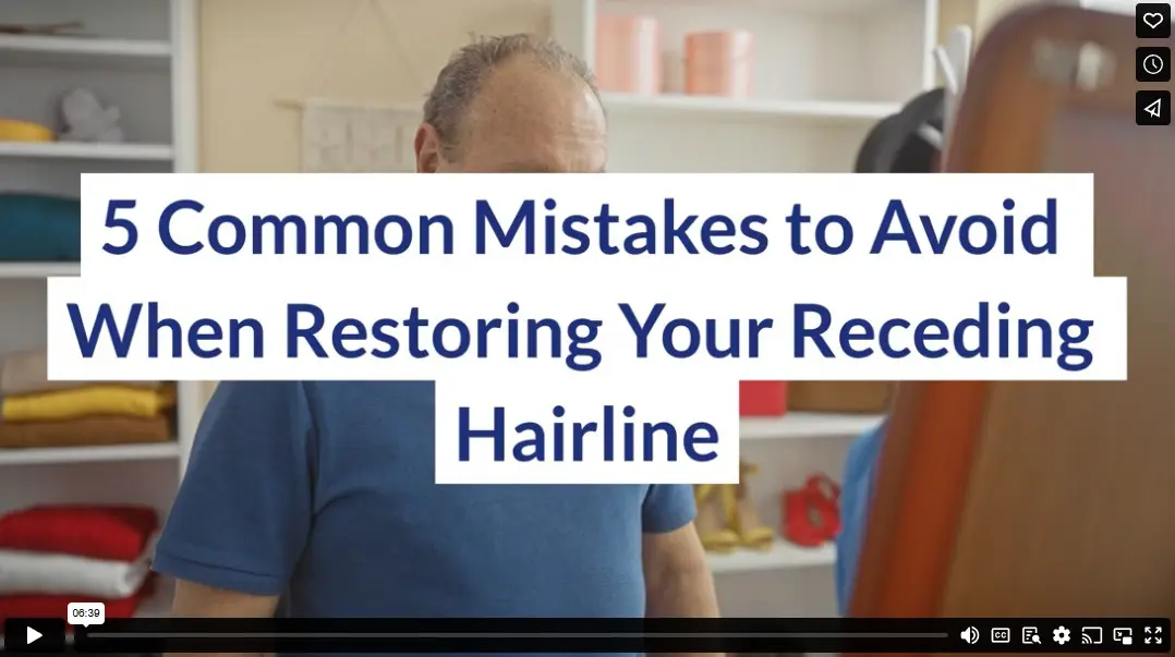5 Common Mistakes to Avoid When Restoring Your Receding Hairline