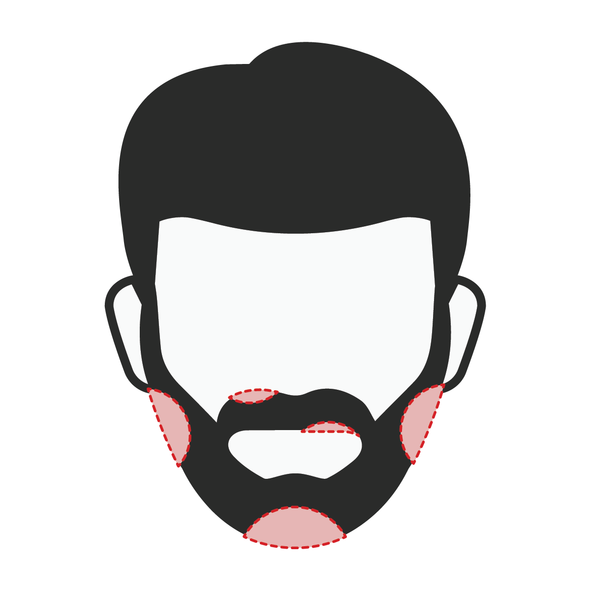 Beard or Mustache Restoration