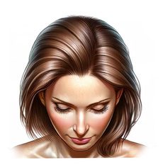 women hair loss pattern one