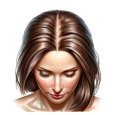 women hair loss pattern Stage 1